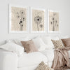 black and beige living room wall decor