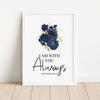 I am with you always Christian Art Printable