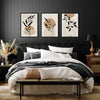 Beige and Black Abstract Boho Wall Art