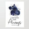 I am with you always matthew 28 bible quote