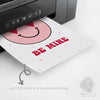 Be Mine Smiley Face Valentines Printable