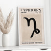 Printable Capricorn Zodiac Wall Art