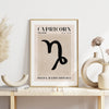 Printable Capricorn Zodiac Wall Art