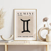 Printable Gemini Zodiac Wall Art