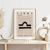 Printable Libra Zodiac Wall Print