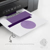 purple and silver printable art