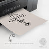 Rise and Shine Coffee Sign Print