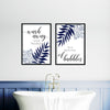 wash away your troubles blue bathroom prints