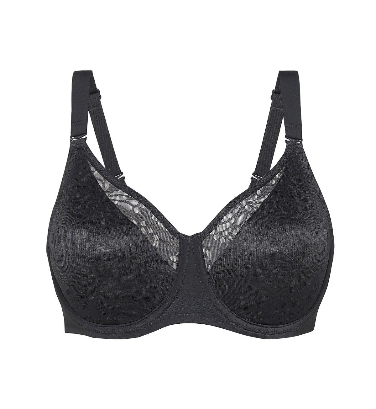 Buy Triumph Lightly Lined Wired Full Coverage Minimiser Bra - Black at  Rs.1599 online