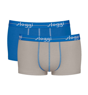 SLOGGI Mens 2 Pack Basic Cotton Rich Midi Brief Black or White : :  Clothing, Shoes & Accessories