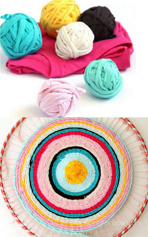 Make Beautiful Rag Rug from T-Shirt