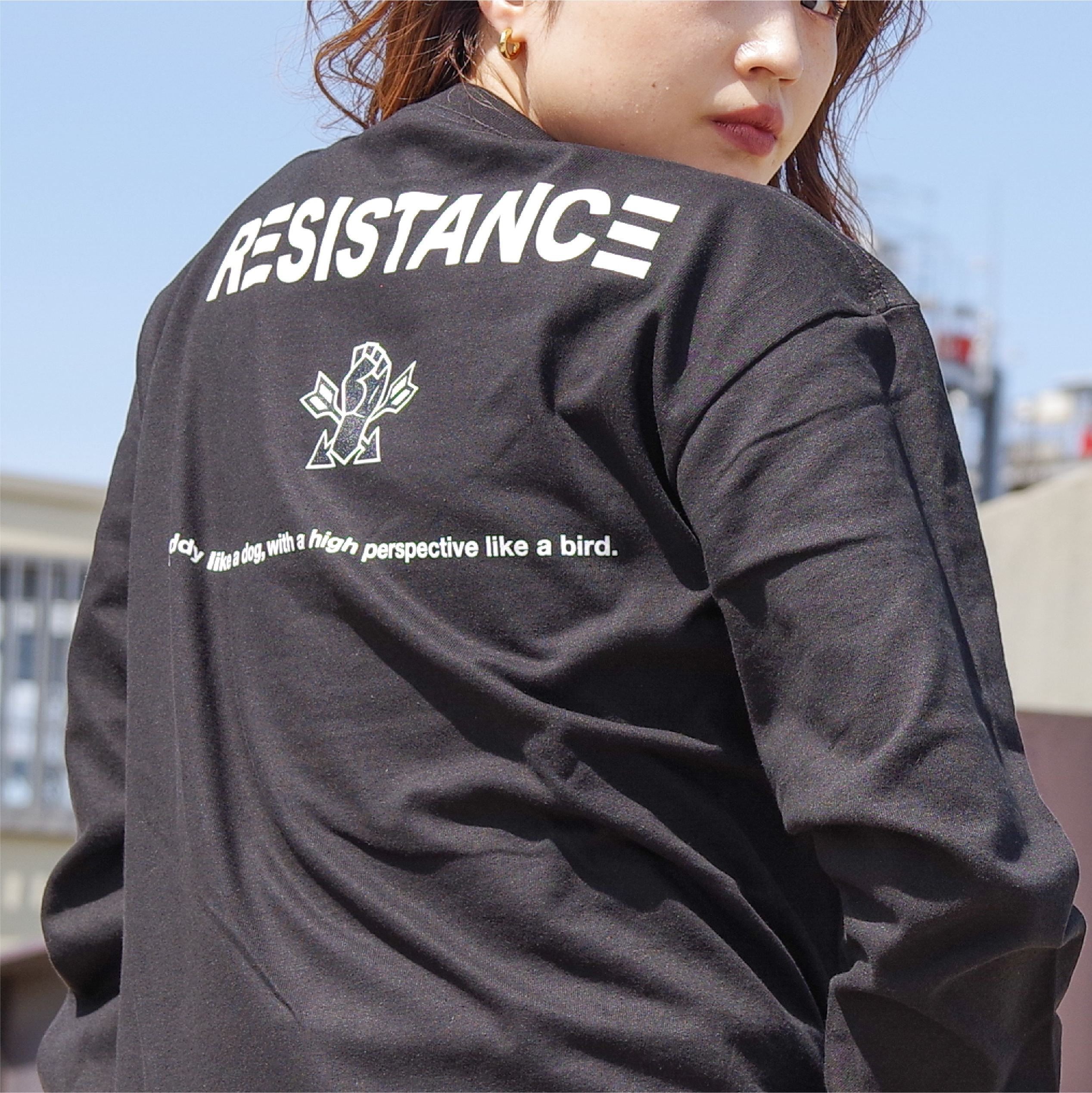 Birdog RESISTANCE レジスタンス ロンT コムドット - Tシャツ