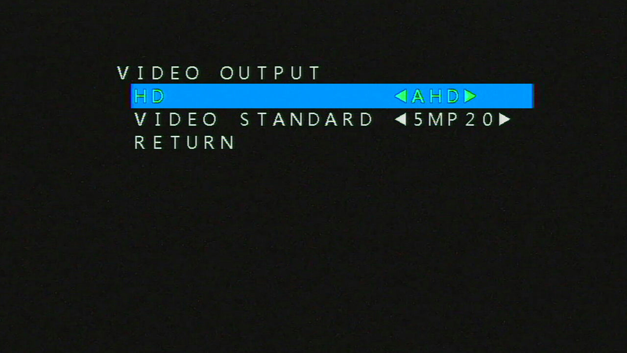 YKS-ATC5304PA OSD設定画面