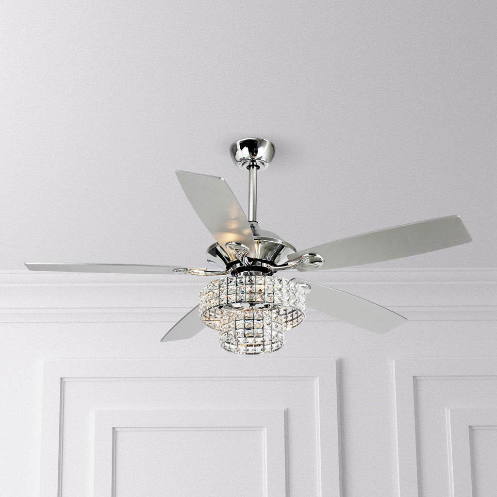 Abanico Ventilador De Techo Con Lampara ELEGANTE 3 Velocidades Ceiling Fan  Lamp 