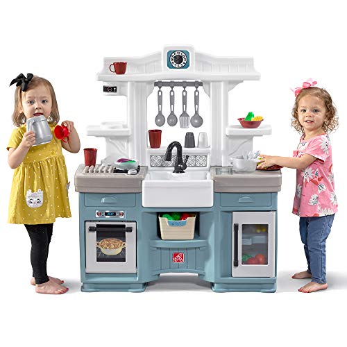 TaoHFE Kitchen Set for Kids Wooden Play Kitchen Toy Kitchen Sets for boys  Gift White Kitchen for Toddlers Kids Kitchen Playset Toys Kitchen Set for