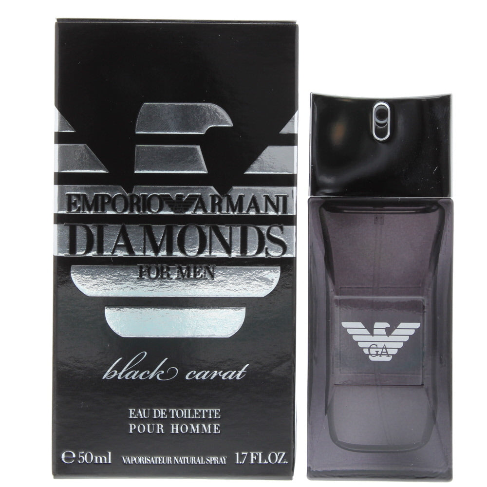 Emporio Armani Diamonds For Men Black Carat Eau de Toilette 50ml – Forever  Fragrances and Beauty