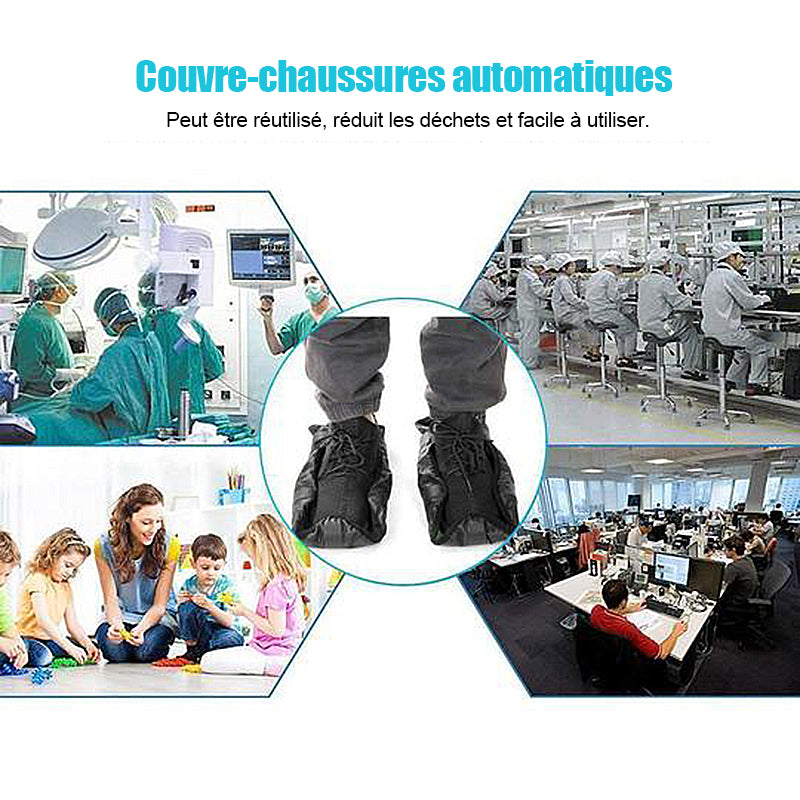 Couvre-chaussures automatiques réutilisables