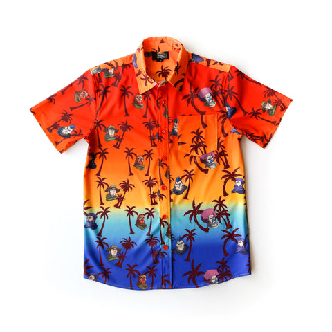 Hawaiian Shirt - multi color with pattern