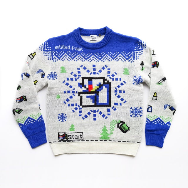 Blue Custom Ugly Christmas Sweater