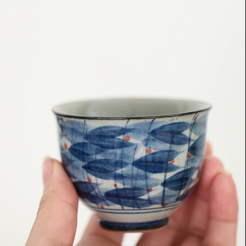 Art Tea Cup JianZhan Tenmoku Teacup Catkin