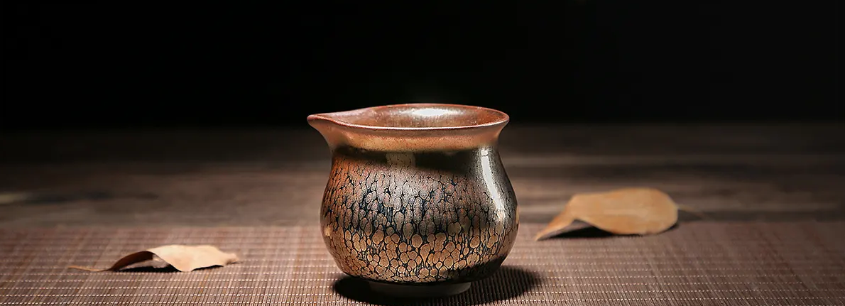 Art Tea Cup blog post about difference between porcelain and ceramic jianzhan tenmoku tea set