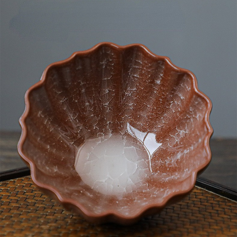 Art Tea Cup JianZhan Tenmoku Ice Crack