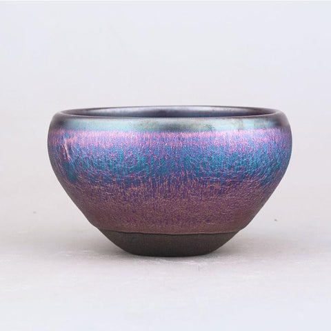 Art Tea Cup JianZhan Tenmoku Teacup Aurora