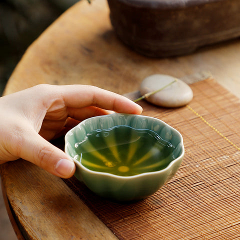 Art Tea Cup JianZhan Tenmoku Teacup Bamboo
