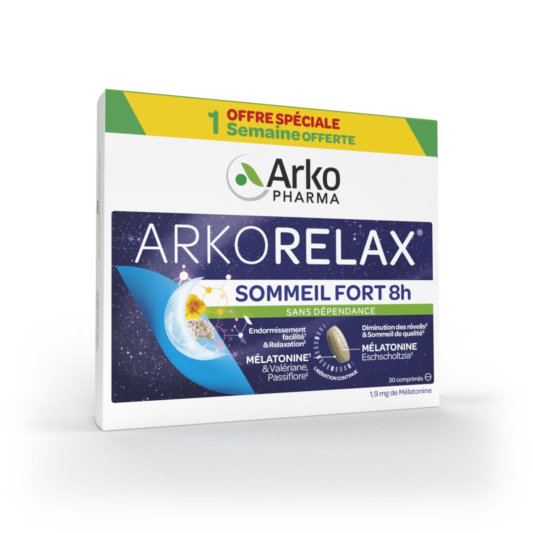 Arkorelax® Sommeil Fort 8H - Format XL - Arkopharma product image