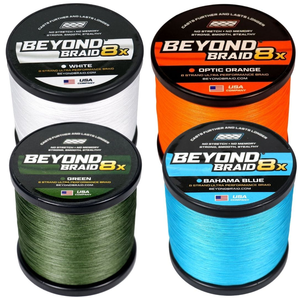 BEYOND BRAID Blackout 8X NO FADE BRAID - Ultra Performance 8 Strand