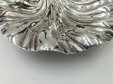 SOLD! Vintage Hard Soldered Silver Plate Hors D' Oeuvres Nibbles Serving Dish