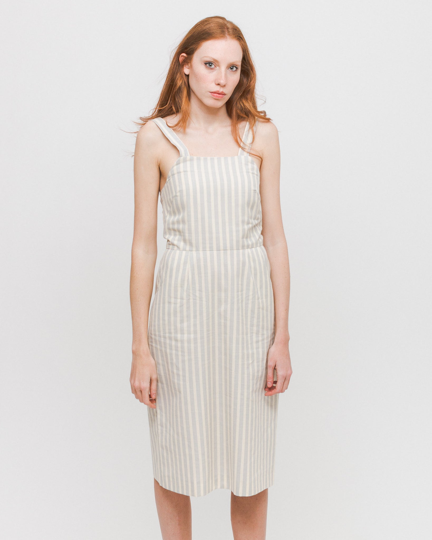 Diarte | Vestido Cesar - Grey Stripes | Trait Store Barcelona