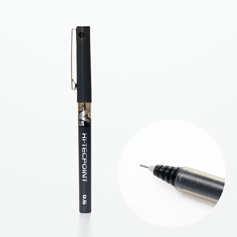 Hi-Tecpoint Black Pen - 0,5mm