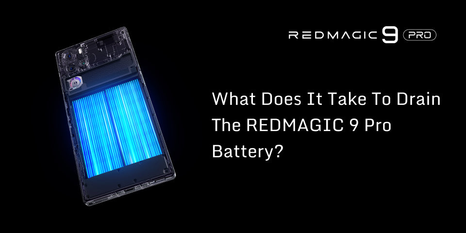 ¿Qué se necesita para agotar la batería del REDMAGIC 9 Pro?