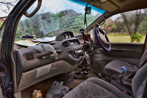 front seat interior 