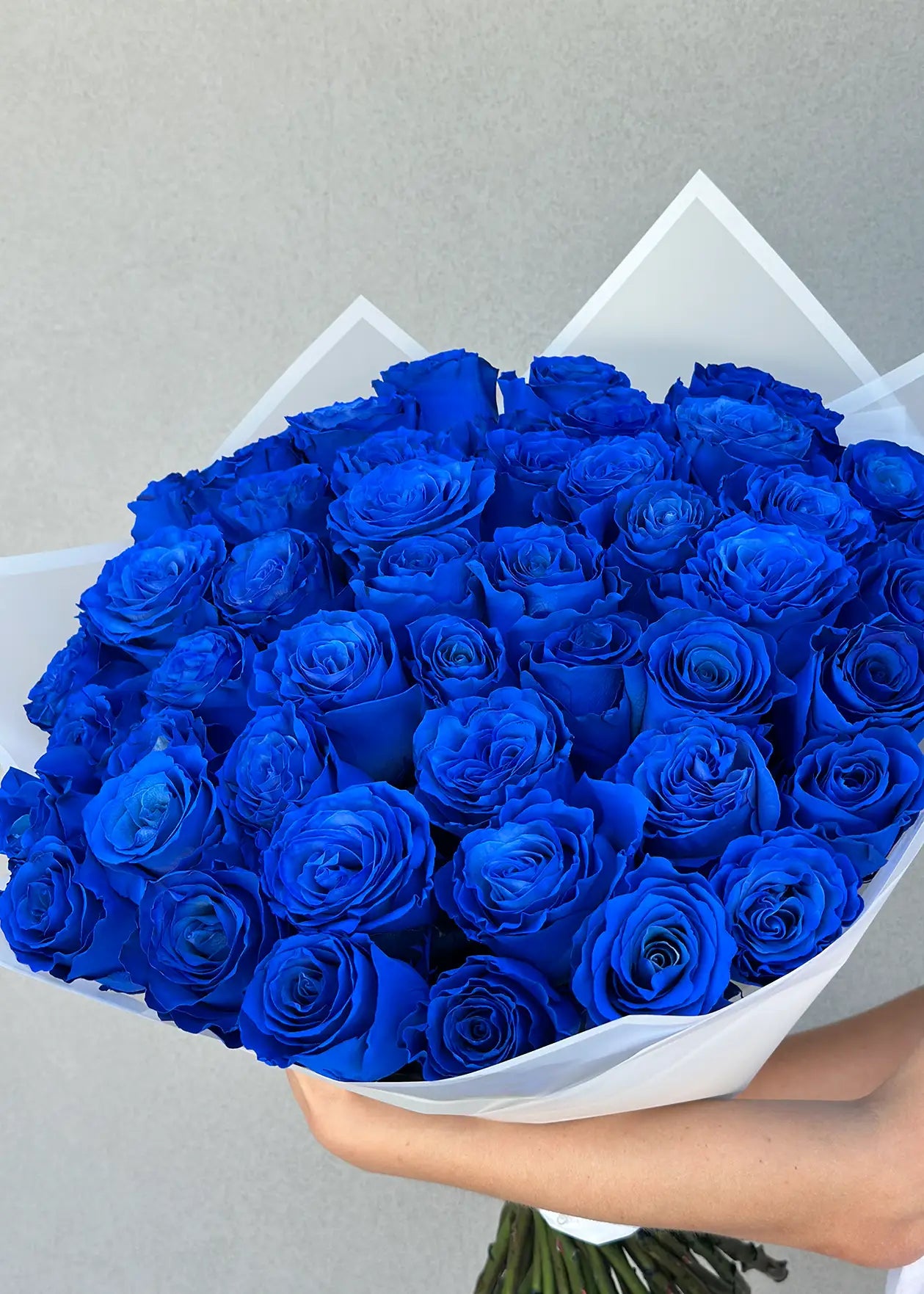 NO. . Blue Bridal Bouquet   Cherry Blossom   Flowers Delivery in LA