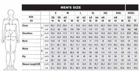 Men Size Chart