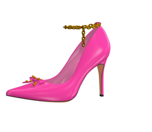 Load image into Gallery viewer, Florence Pink Ankle Chain Strap
