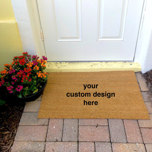 Custom Personalized Double Doormat - 24 x 36 Inch