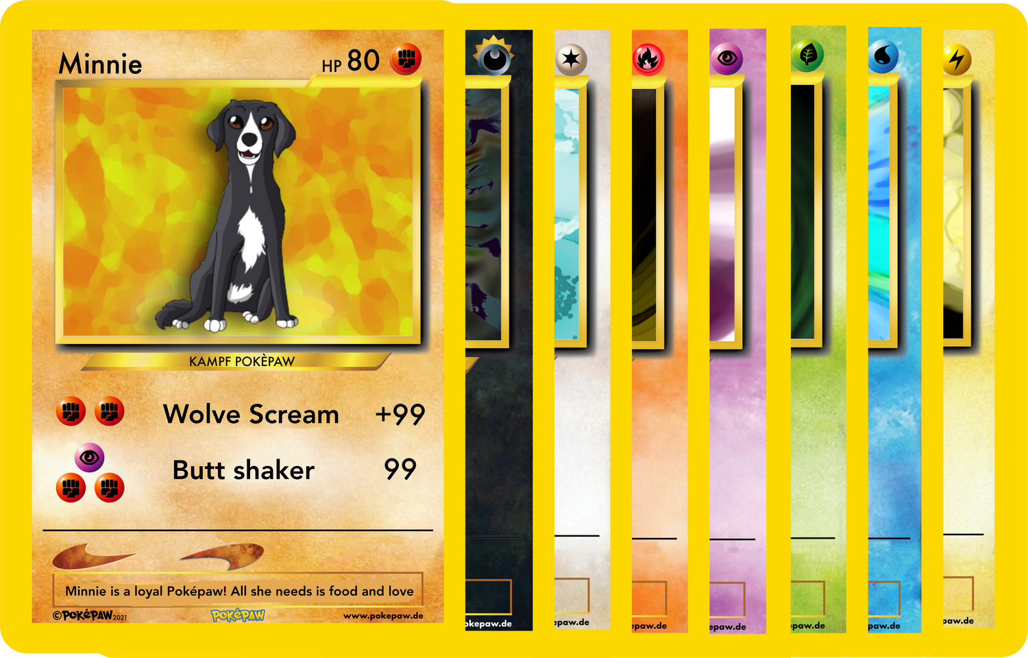 ga zo door ontploffing Eigendom Poképaw Cards - Customized Poké Cards For Your Pet! - Create Yours Now –  PokePaw