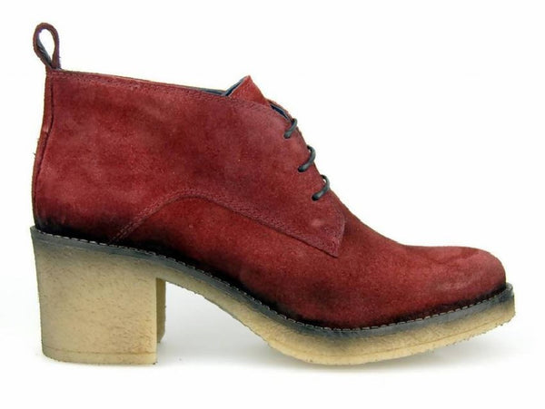 Pinto Di Blu Laced Ankle Bootie - Bordeaux