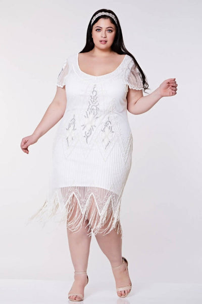 Gatsbylady london annette vintage inspired fringe dress