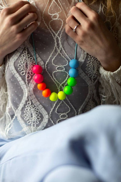 Rainbow Bead Necklace