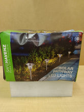 Load image into Gallery viewer, *Damaged Box Special* SafeHavenz Solar Pathway Garden Lights 4 Pack Solar Lights
