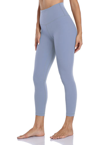 Buy HeyNuts Essential Full Length Yoga Leggings, High Waisted Compression  Pants 28'', Diamond Dye Coal Black_28'', Large at
