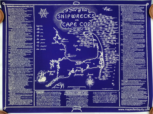 REP670-Shipwrecks-Cape-Cod-George-Bates-1960s-Reproduction