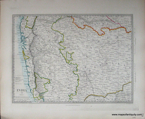 Map of the Madras Presidency - Land and Caste in South India