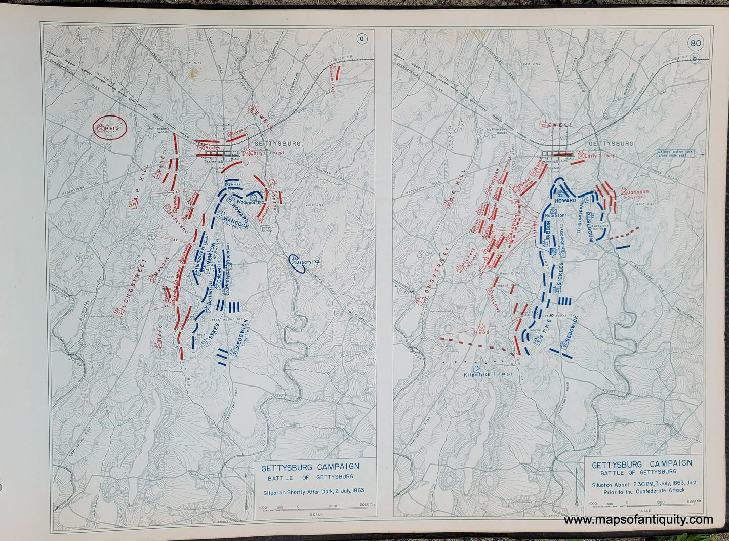 1948 - Gettysburg Campaign, Battle of Gettysburg, Situation Shortly Af ...
