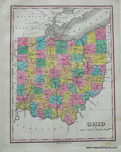 Louisiana Mississippi Alabama - Finley 1827