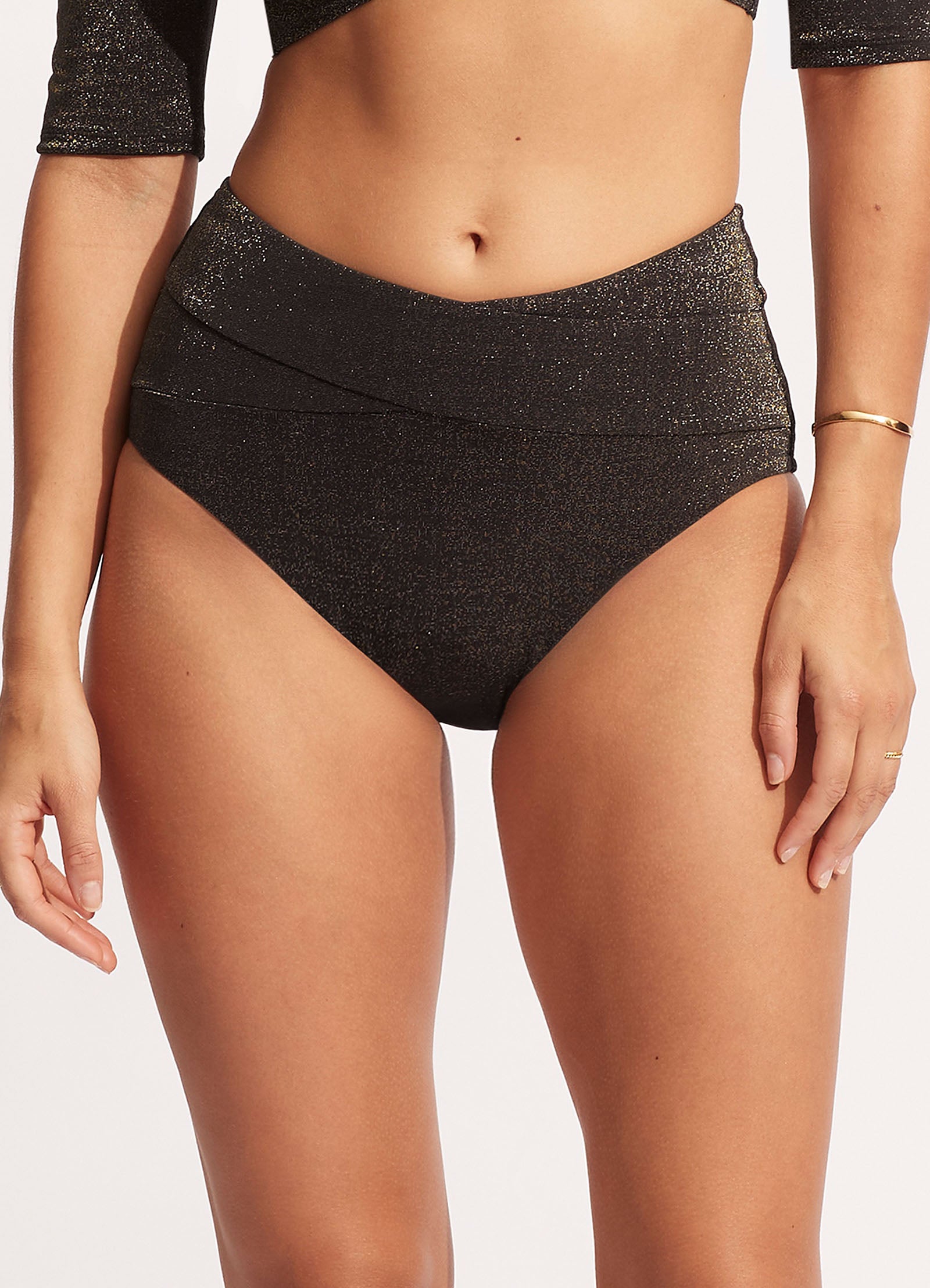 Poolside High Waist Pant - Sepia